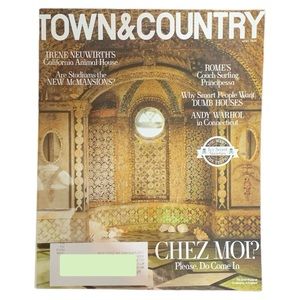 Town And Country Magazine April 2024 Chez Moi Irene Neuwirth Andy Warhol Stadium